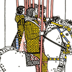 Illustration zur Nibelungen-Sage