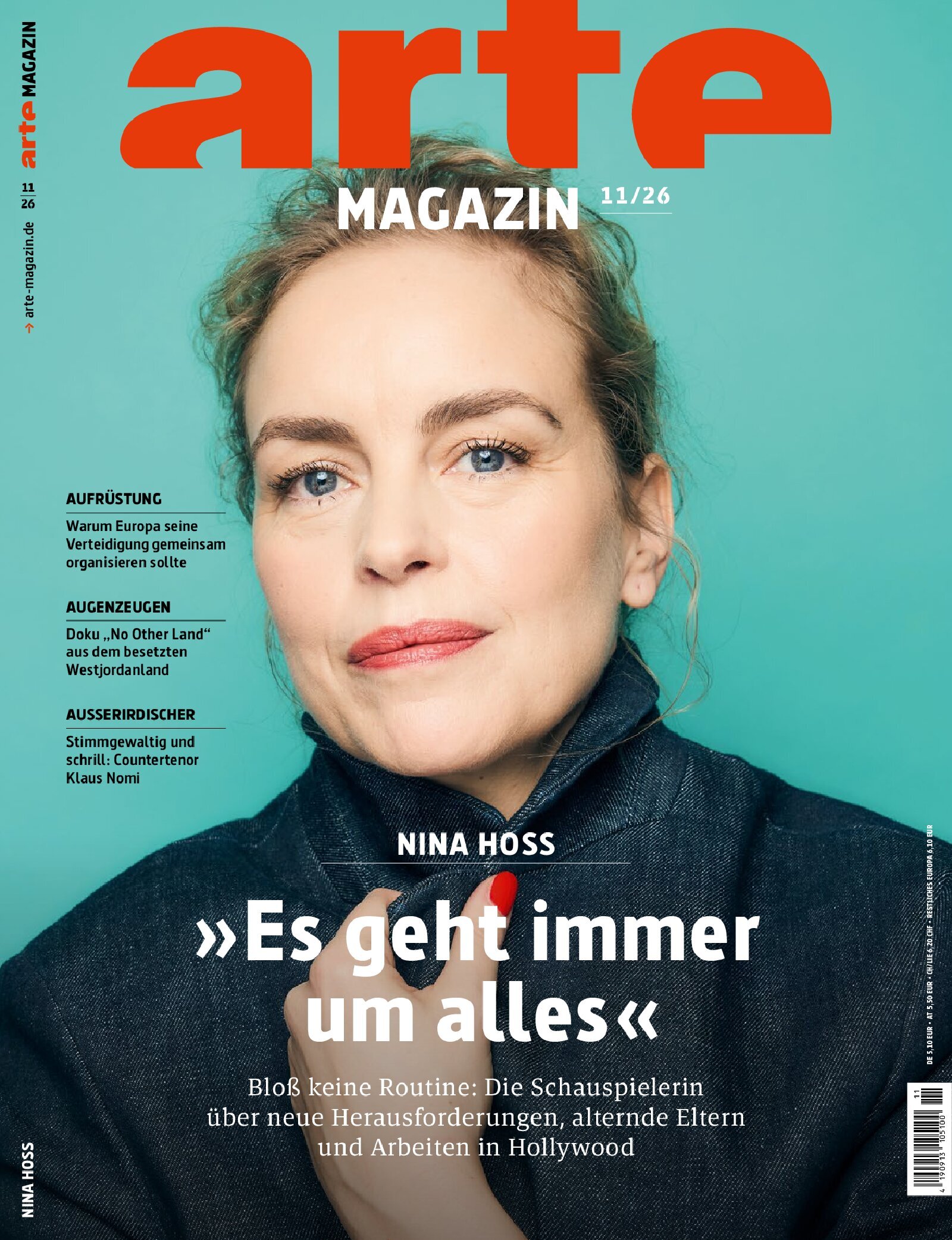 Aktuelle Ausgabe des ARTE Magazins
