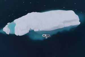 Sterbende Riesen: Infolge des Klimawandels schmelzen Eisberge immer schneller. Foto: Geoffroy Beauchemin / Galafilm Productions