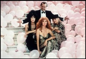 Karriere als Macho: In „Die Hexen von Eastwick“ (1987) verführte Jack Nicholson gleich drei Frauen.