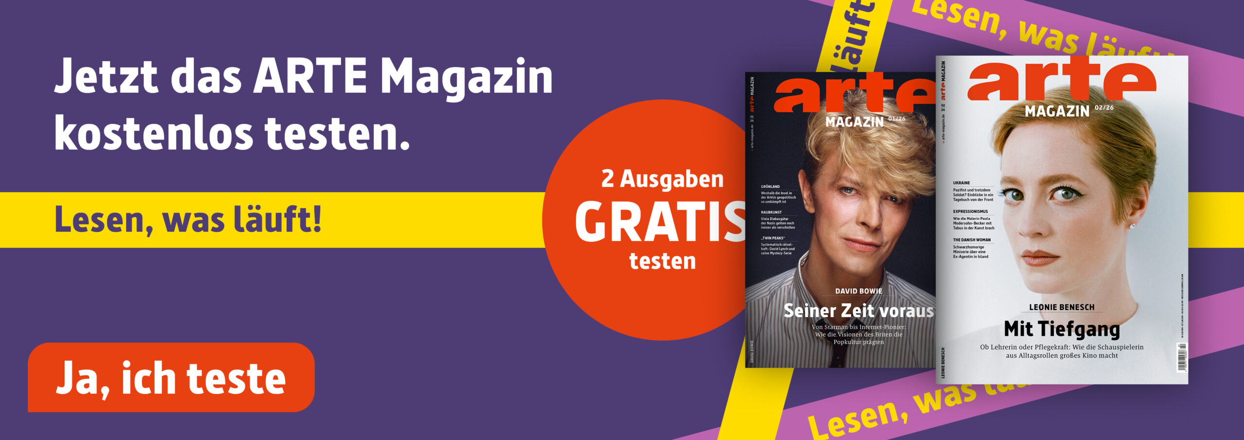 ARTE Magazin Banner
