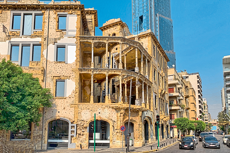 Ruine in Beirut