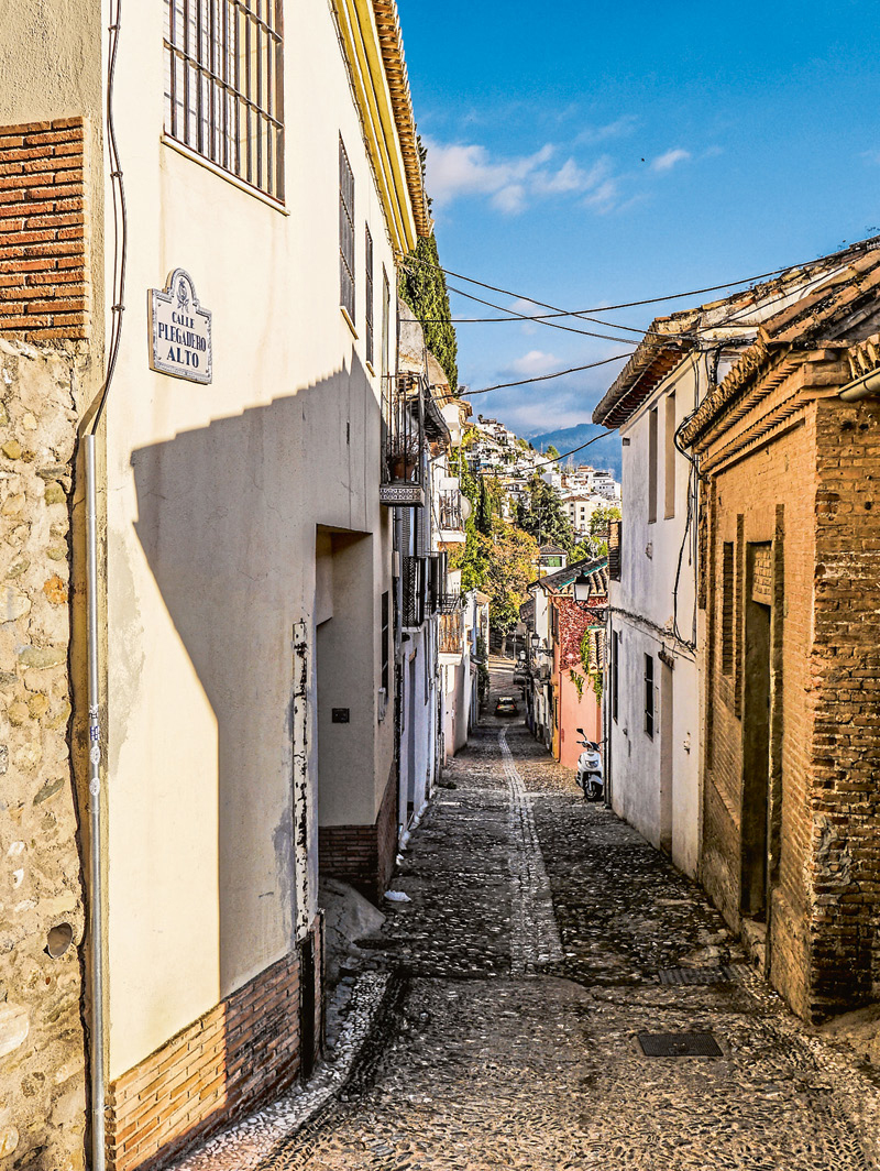 Gasse in Andalusien