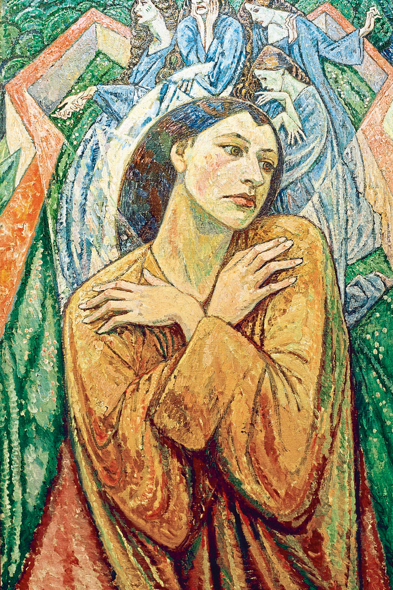 Gemälde „Das Leiden der Frau im Kriege“ von Heinrich Vogeler