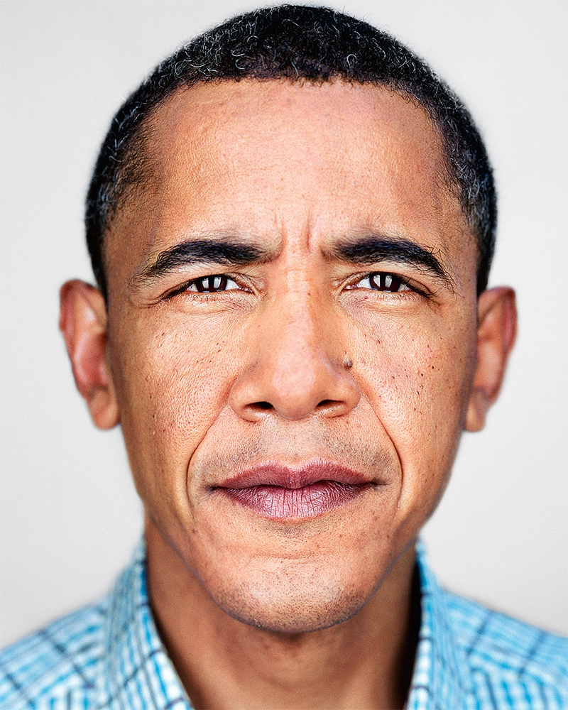 Barack Obama von Martin Schoeller porträtiert