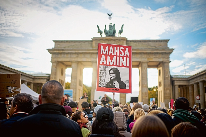Protest in Berlin nach Tod von Jina Mahsa Amini 2022