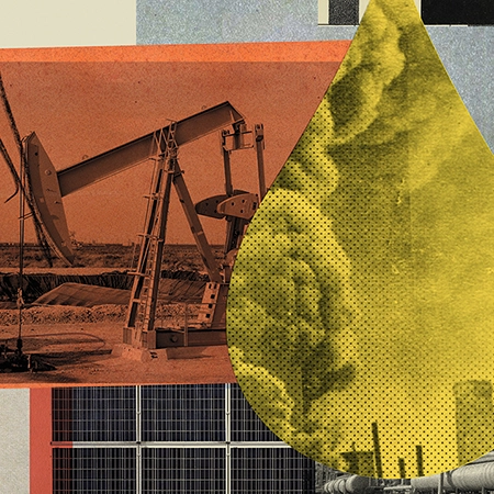 Illustration/Collage zum Thema Öl
