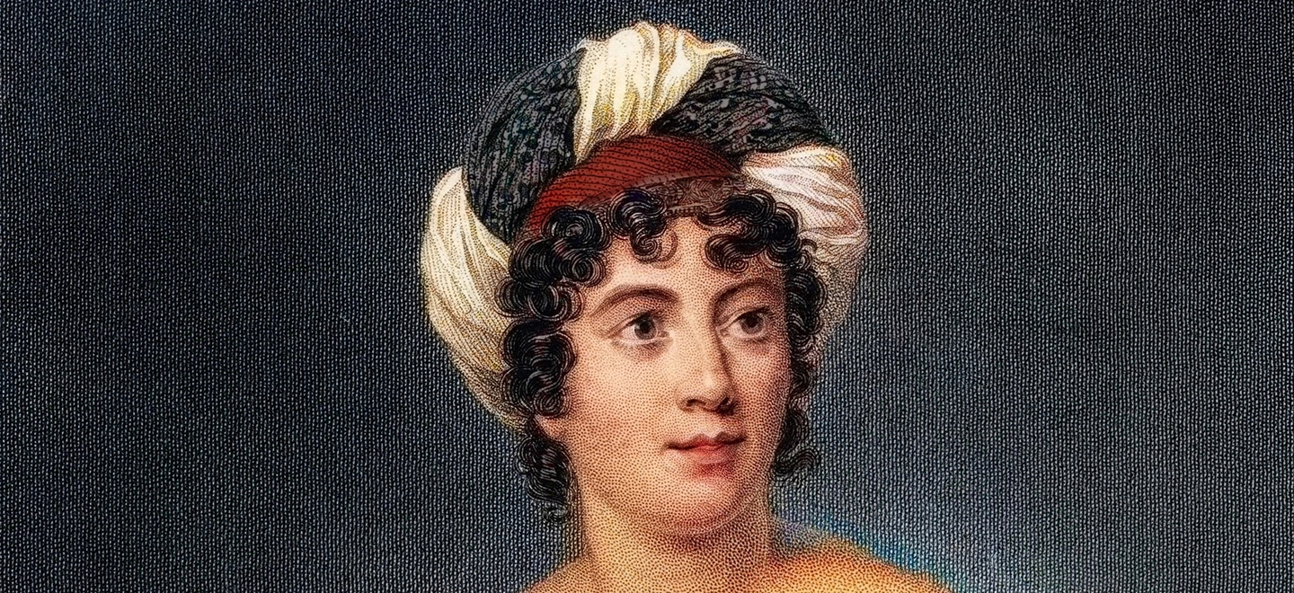 Porträt von Mme de Stael