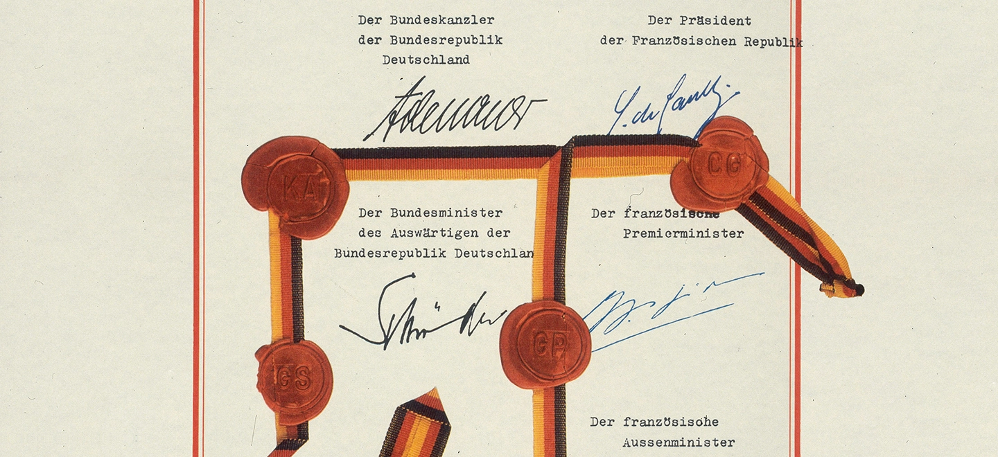 Abbildung des Élysée-Vertrags.