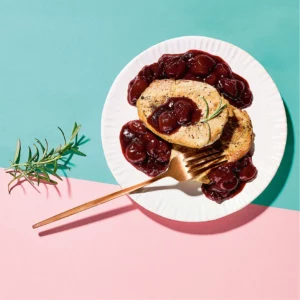 Schweinefilet mit Kirschen