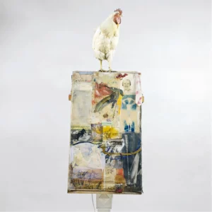 Kunstwerk Odalisk von Robert Rauschenberg