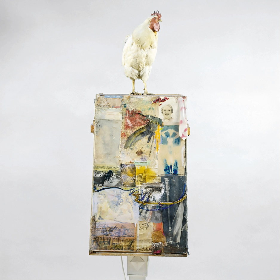 Kunstwerk Odalisk von Robert Rauschenberg