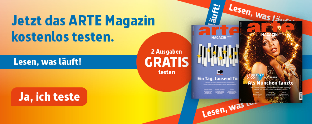 ARTE Magazin Banner 2 Ausgaben gratis testen