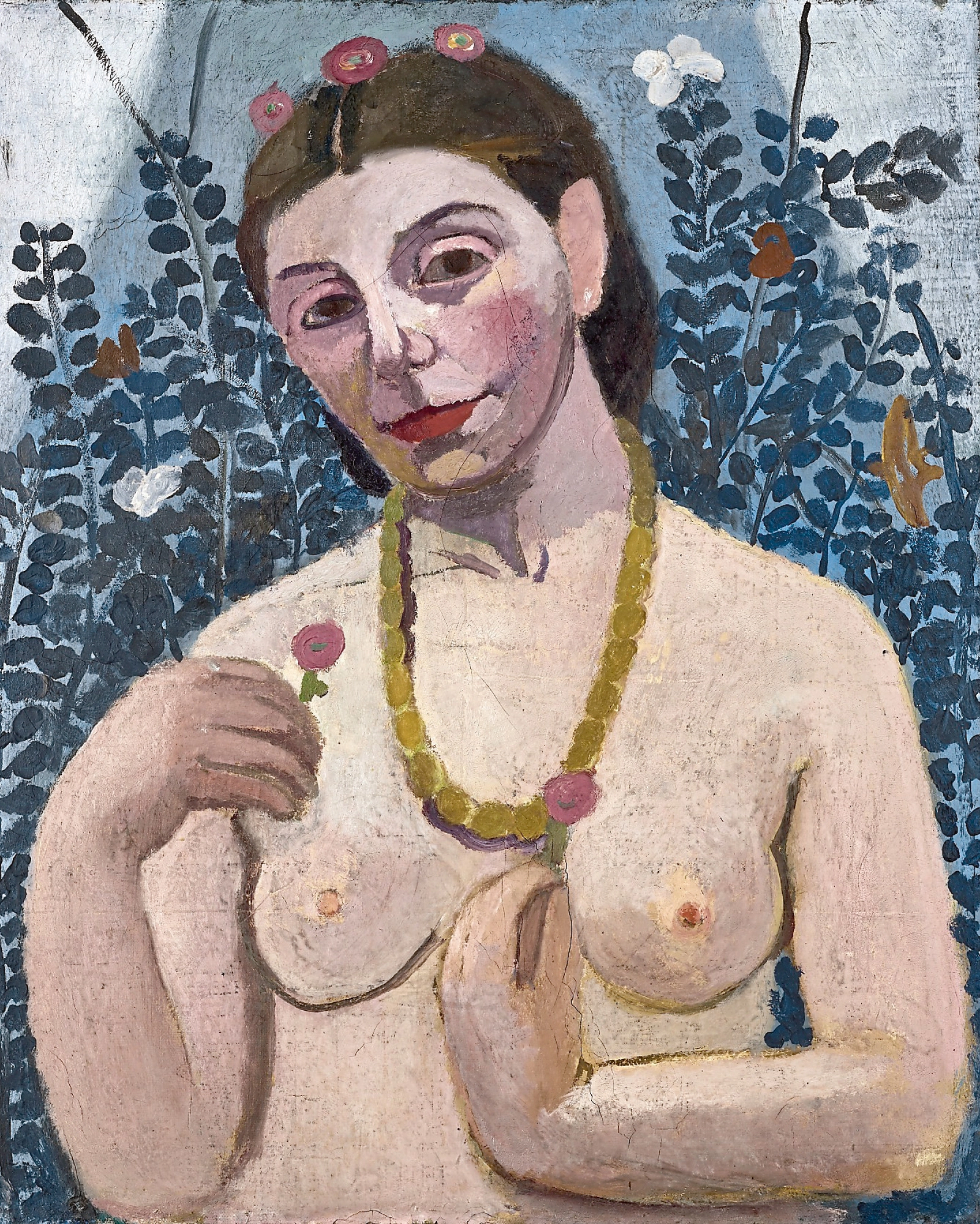 Selbstporträt von Modersohn-Becker aus dem Jahr 1906.
