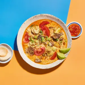 Indonesische Kokossuppe