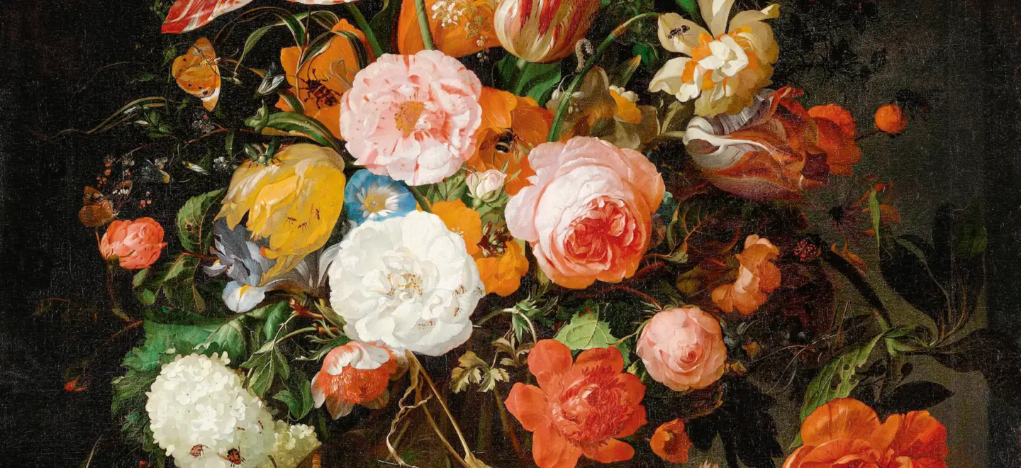 Das Werk „Blumenstrauß“, 1708, von ­Rachel Ruysch