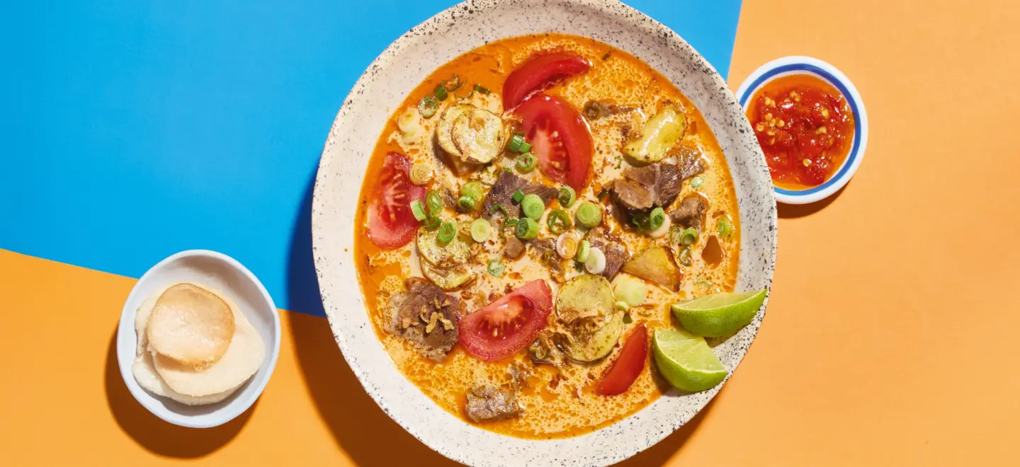 Indonesische Kokossuppe