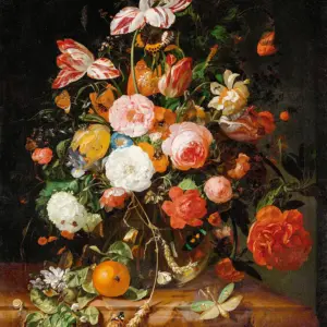Das Werk „Blumenstrauß“, 1708, von ­Rachel Ruysch