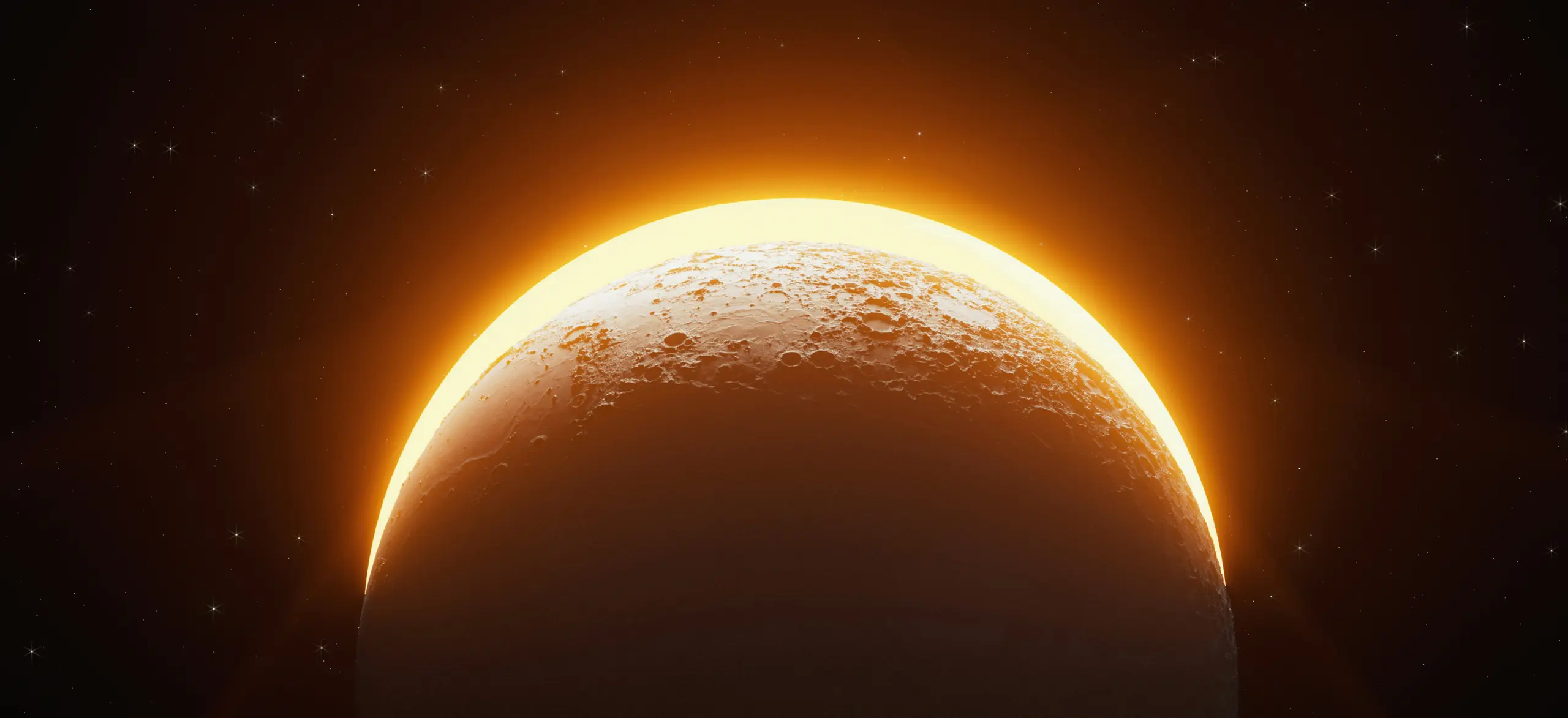 Im Mondschatten: Bei einer totalen Sonnenfinsternis steht der Mond so vor der Sonne, dass sie von der Erde aus nicht zu sehen ist. Foto: Planet Volumes/unsplash