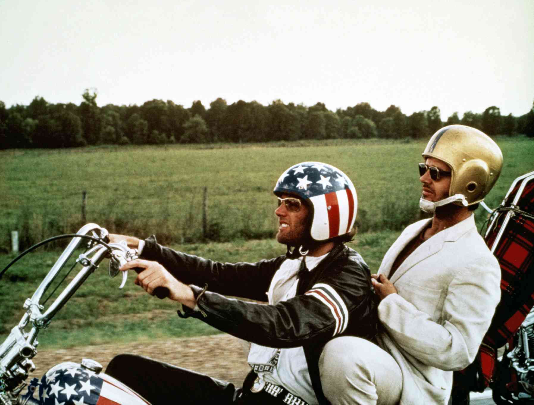 Auch in der Zusammenarbeit mit Männern zeigte sich Nicholson als Macker, so zum Beispiel in „Easy Rider“ (1969) mit Peter Fonda.